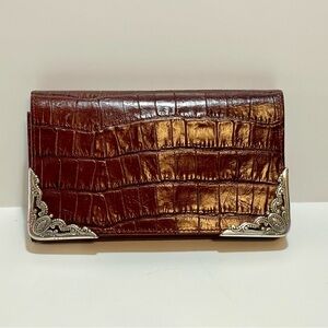 Brighton Leather Clutch / Wallet Organizer